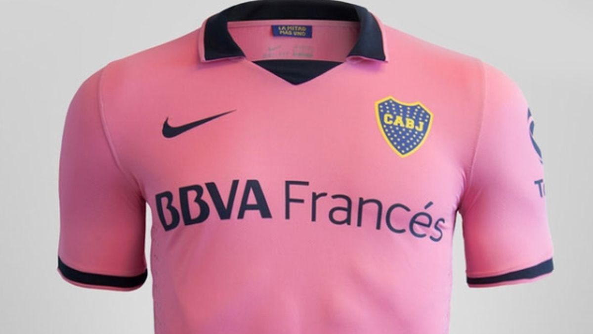 Boca no jugara con la camiseta rosa