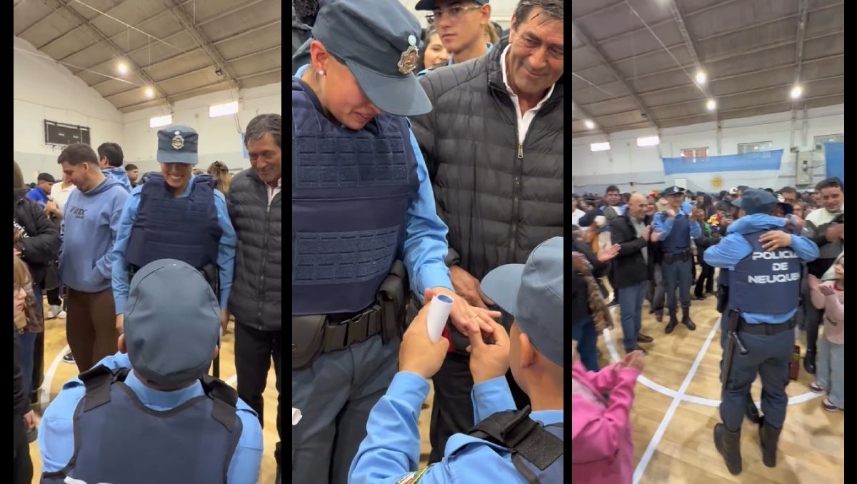 La propuesta que emocionó a todos en el egreso de la Policía.