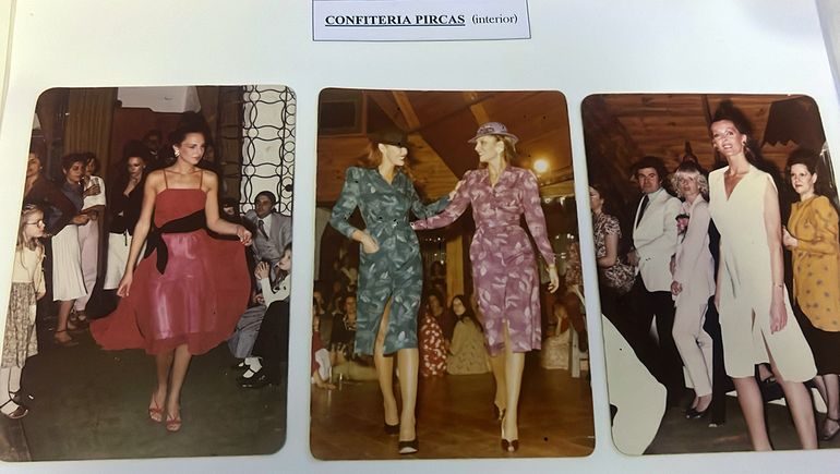 Teté Coustarot, nacida en General Roca, Ginette Reynal y Tini de Boucurt, fueron algunas de las modelo que brillaban en las pasarelas que llegaron a desfilar en Pirkas.