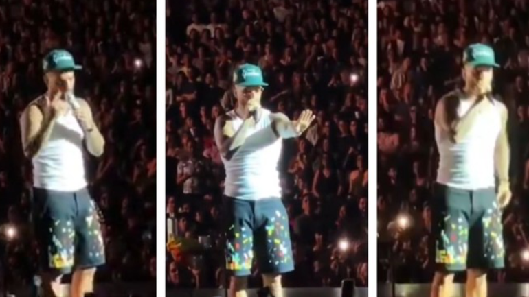 Maluma indignado con una fan en México