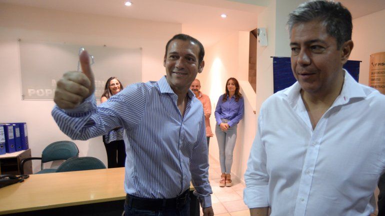 Gutiérrez y Figueroa juntos. Se preparan para un año electoral.