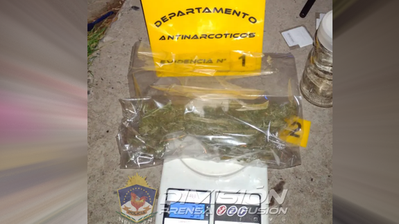 Detuvieron a una joven durante un delivery de droga