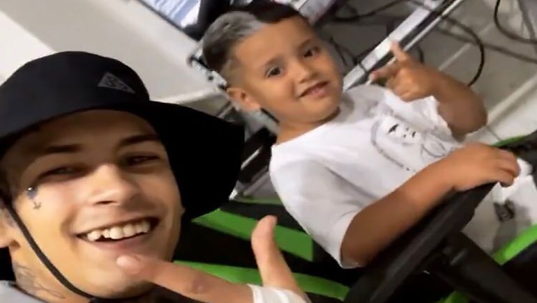 L-Gante conoció al niño discriminado por Viviana Canosa