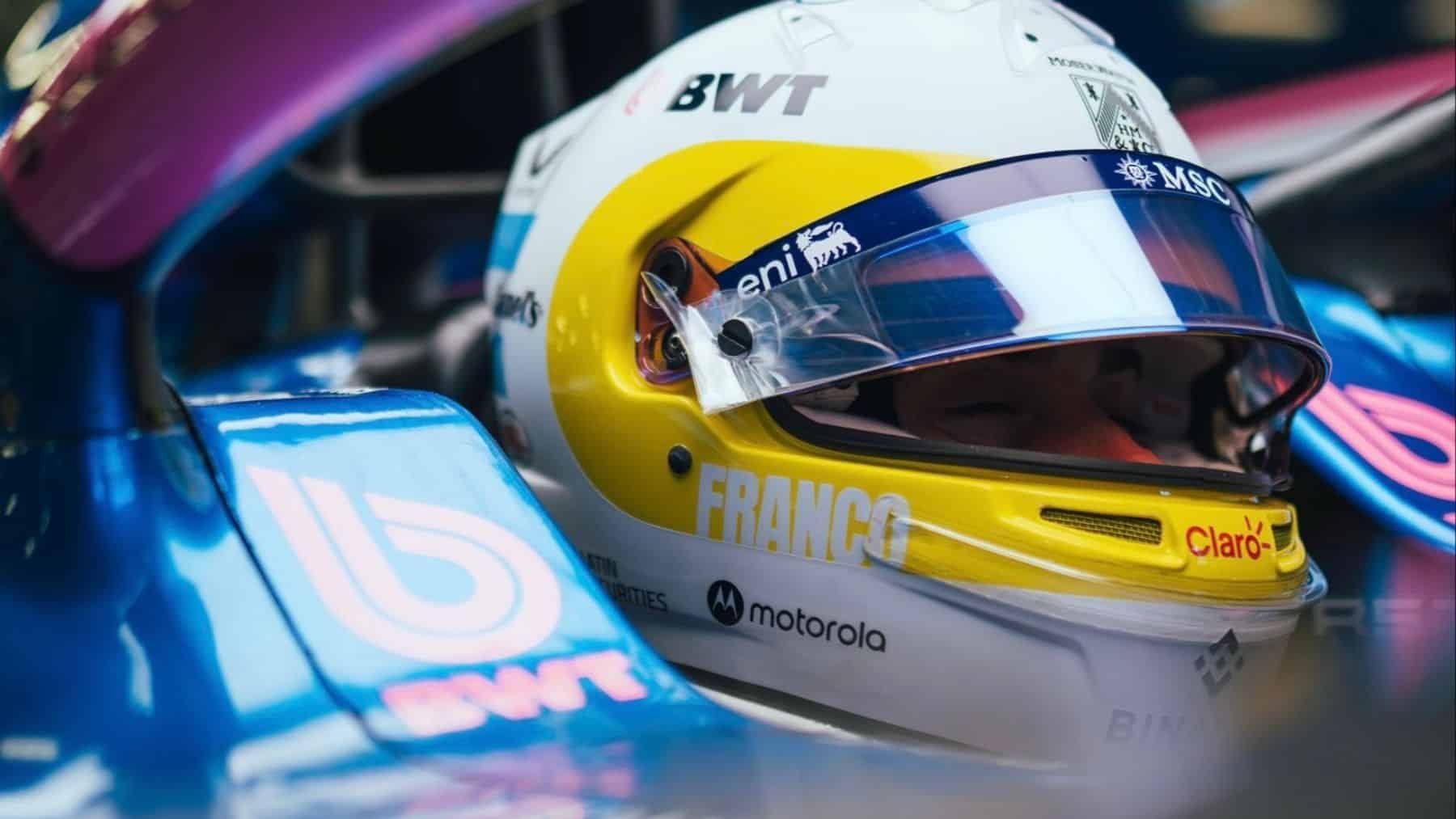 Franco Colapinto brilló en las prácticas libres 1