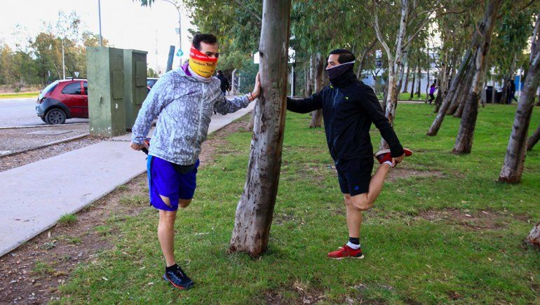 El frío no fue suficiente para vencer la voluntad de los deportistas neuquinos