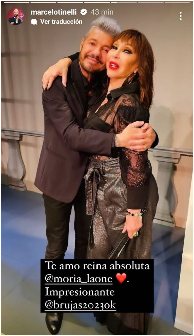 Tinelli y Moria Tinelli y Moria