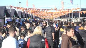El Parque Jaime de Nevares fue escenario este domingo de una multitudinaria jornada por el Día de las Infancias﻿. Fotos: Gentileza.