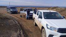 El accidente que involucró a una camioneta oficial y a una petrolera.