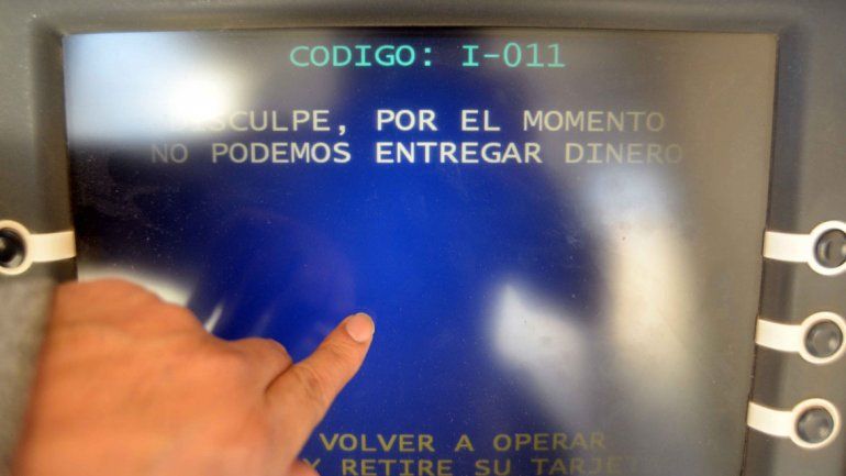 Un cajero de la city