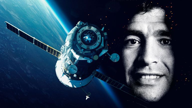 Enviarán un satélite al espacio con mensajes para Maradona: cómo dejar el tuyo