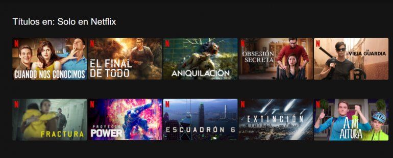 Netflix actualizó el top 10 de las películas más vistas en su historia