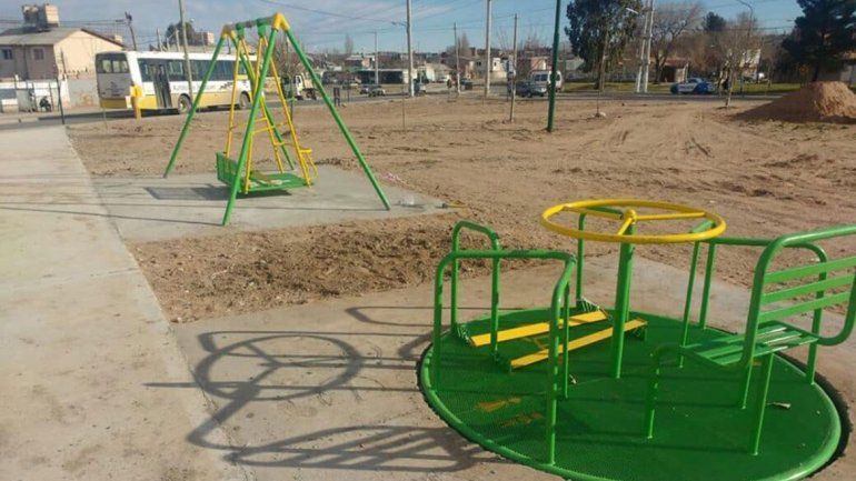 Convirtieron en plaza un terreno abandonado en el Melipal