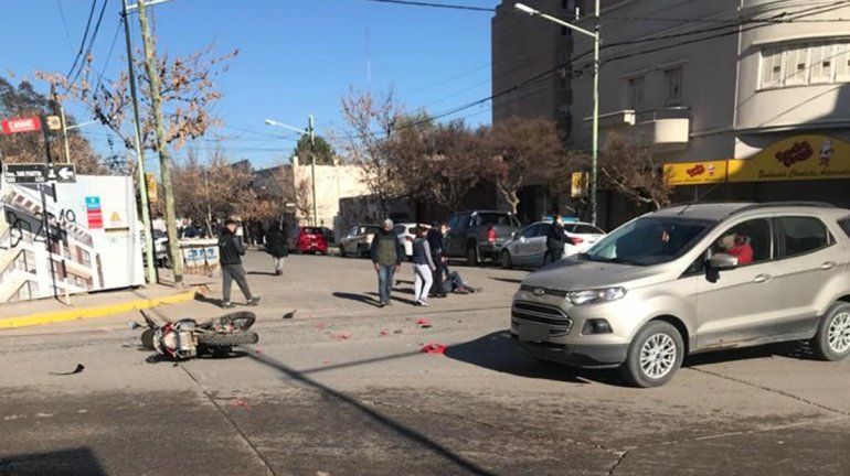 Violento choque en el pleno centro cipoleño