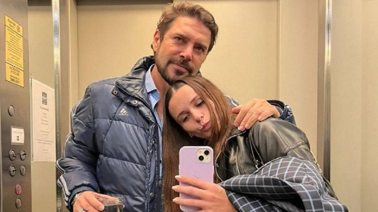 Matías Alé y su pareja Matías Alé y su pareja