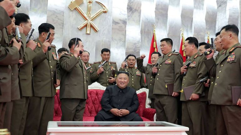 Kim Jong-un, líder de Corea del Norte. Kim Jong-un, líder de Corea del Norte.
