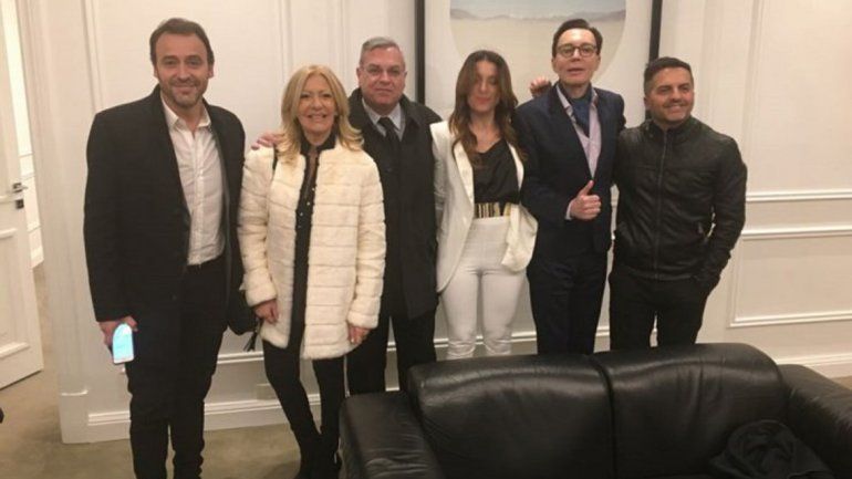 Los periodistas fueron recibidos en la Quinta de Olivos.&nbsp;