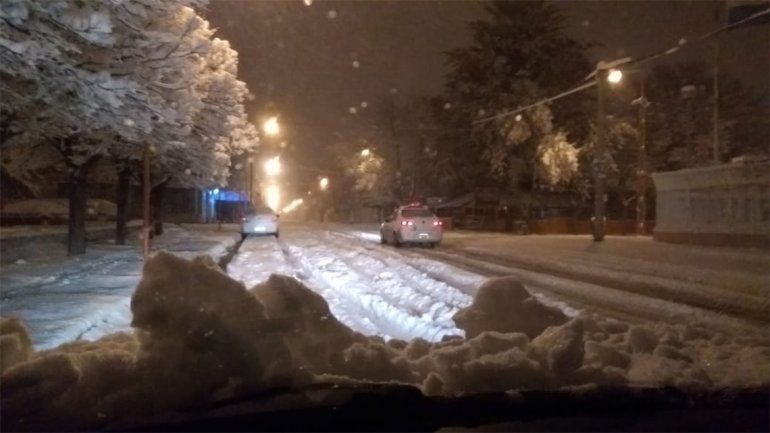 Así están las rutas de Neuquén por el temporal de lluvia y nieve