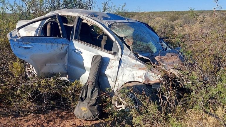¿Cómo sigue el músico de Picún Leufú tras el vuelco en la Ruta 17?