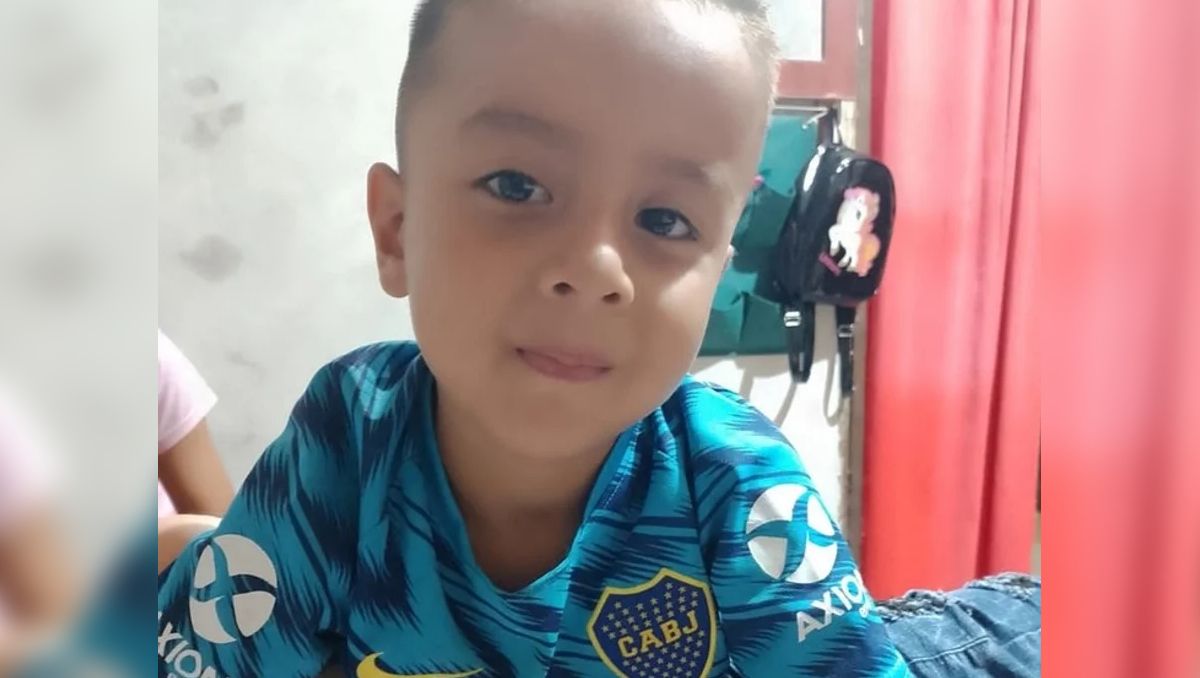 Loan, el niño de 5 años, que desapareció hace 21 días en Corrientes.