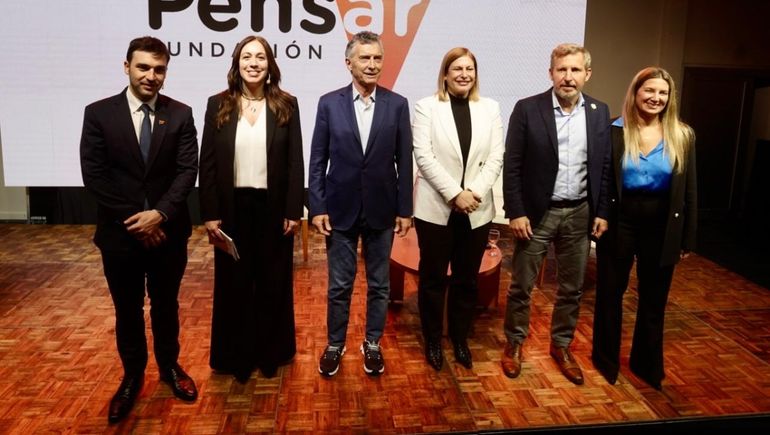 El expresidente, Mauricio Macri, encabezó el relanzamiento de la Fundación Pensar. El expresidente, Mauricio Macri, encabezó el relanzamiento de la Fundación Pensar.
