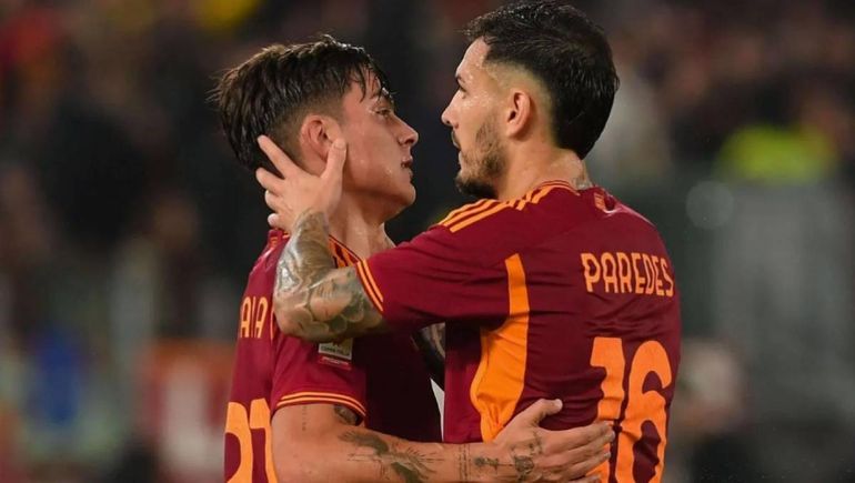 ¿Convence a Dybala? Paredes viajó a Roma y en Italia crecen las posibilidades de que vuelvan a ser compañeros