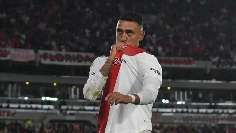 La emoción de Matías Suárez tras su golazo para River
