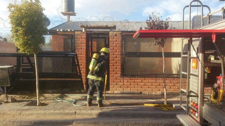 La casa incendiada estaba deshabitada