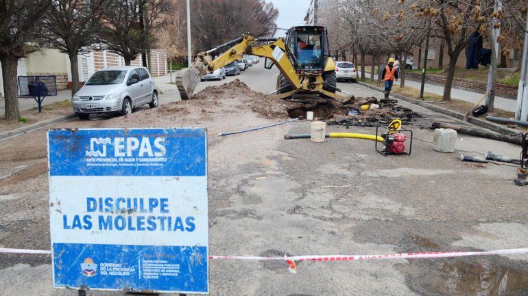 La obra permitirá una mejor distribución del agua.