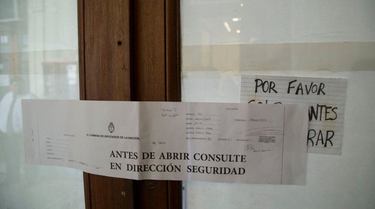 Clausuraron el despacho de Máximo Kirchner