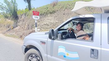 Sandra, la vecina de Allen que logró la hazaña de cruzar Sudamérica.