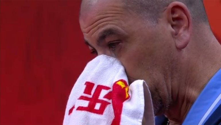 La emoción del DT argentino, Sergio Hernández, tras el golpe ante Serbia