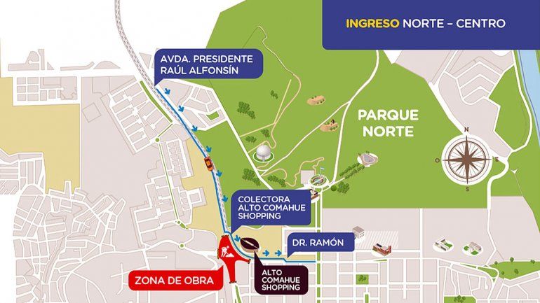 El tránsito será un caos por la obra del nodo vial