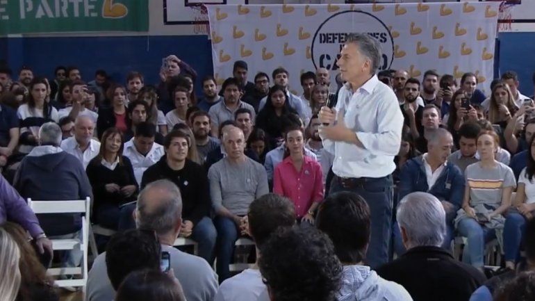 Macri advirtió que volver al pasado sería autodestruirnos