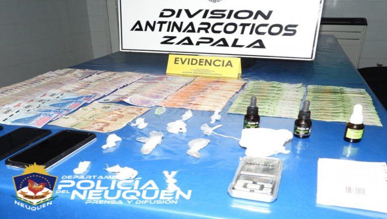 Zapala: allanan un kiosco narco e incautan marihuana y $30 mil