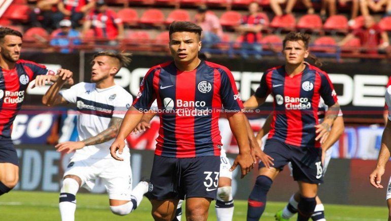 Alexander Díaz, jugador de San Lorenzo.