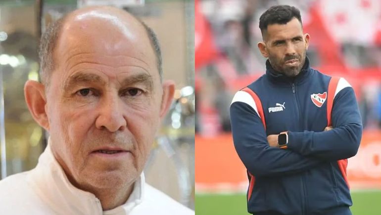 La feroz defensa de Bochini para el Independiente de Tévez