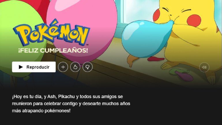 Netflix y los saludos de cumpleaños para los más pequeños
