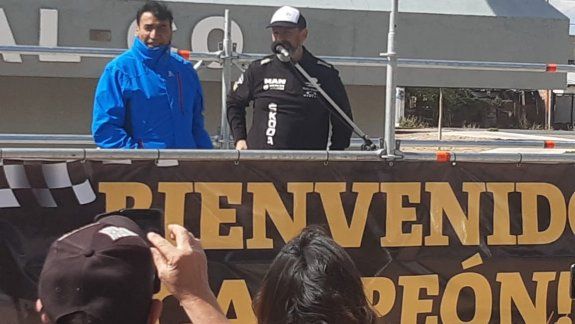 ¡DAle campeón! Cancio fue recibido con bombos y platillos en la Comarca