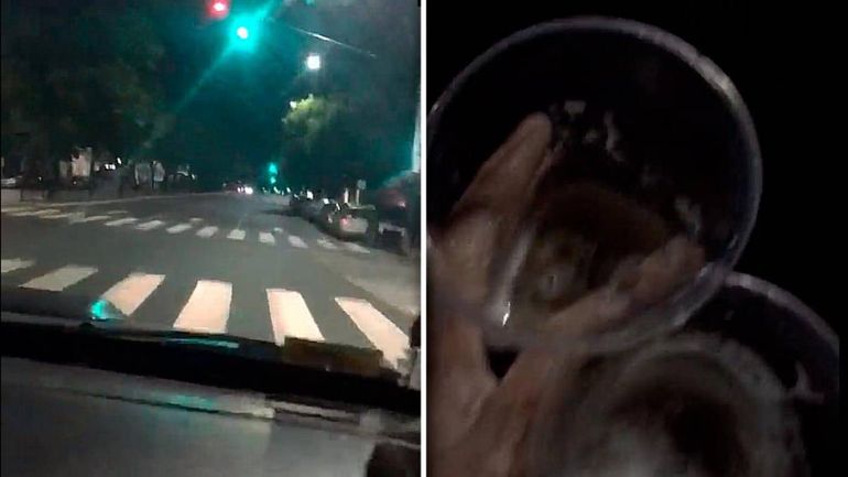 Video impactante: robaron un móvil policial, lo manejaron 30 cuadras y se fugaron