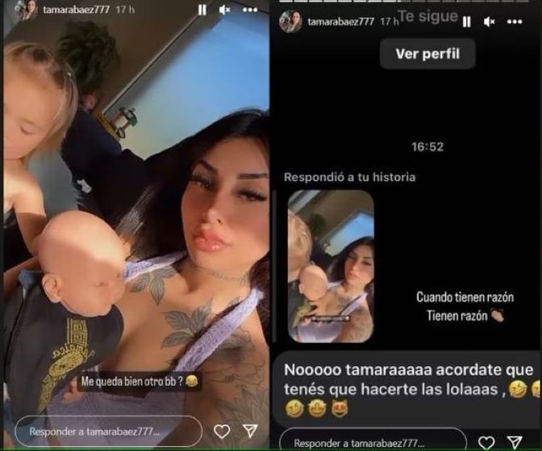 La ex de L-Gante, Tamara Báez, planea volver a pasar por el quirófano. La ex de L-Gante, Tamara Báez, planea volver a pasar por el quirófano.