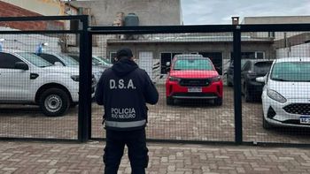 La Policía lanzó un operativo sorpresa contra la banda del robo de autos en la costa rionegrina. Foto: Gobierno de Río Negro.