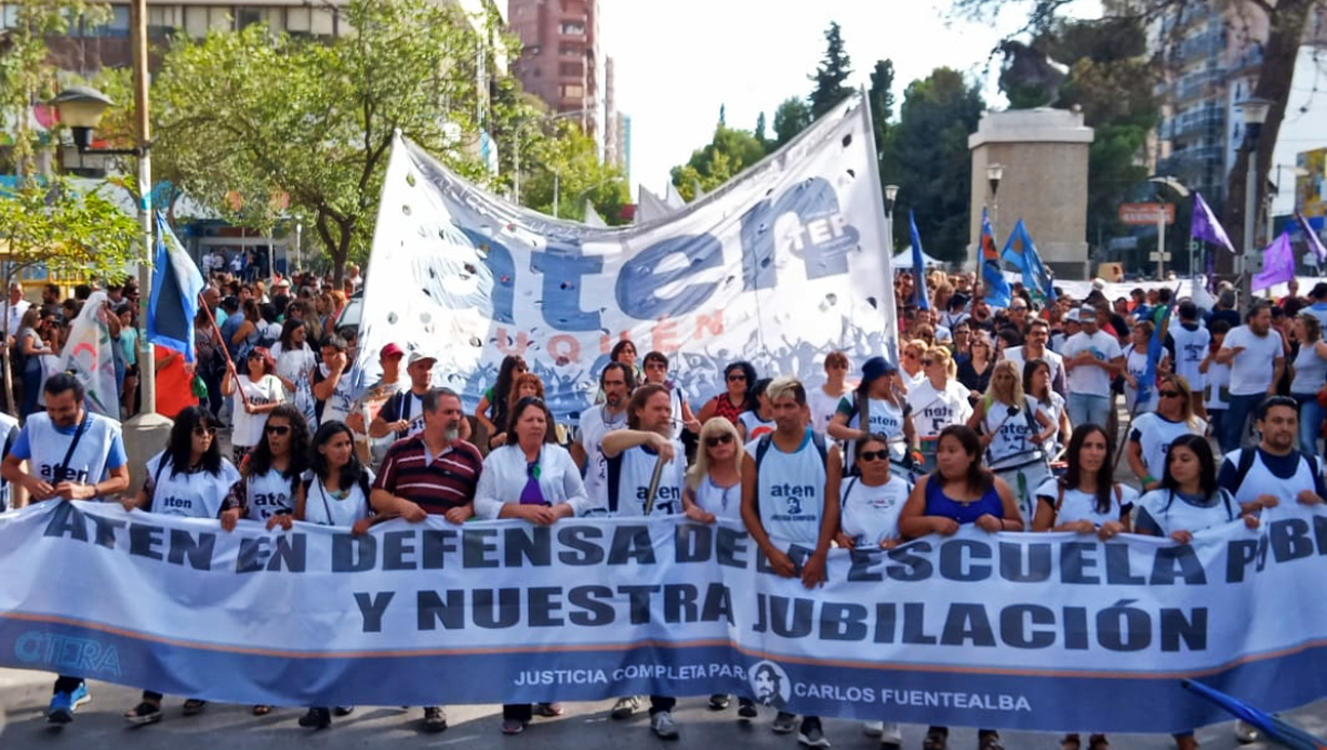 ATEN convocó a un paro y movilización en toda la provincia