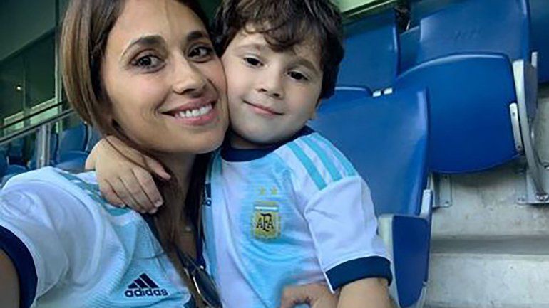 El simpático reproche de Antonela a Mateo Messi en su cumple