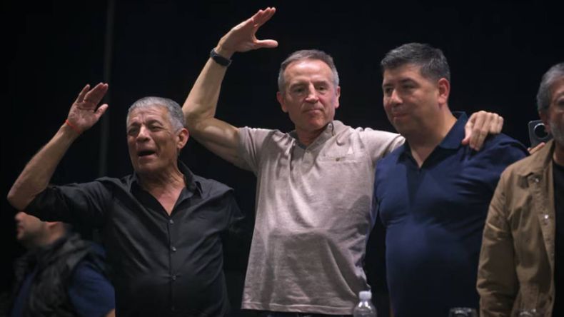 El nuevo triuvirato de la CGT. | LM Neuquen El nuevo triuvirato de la CGT.