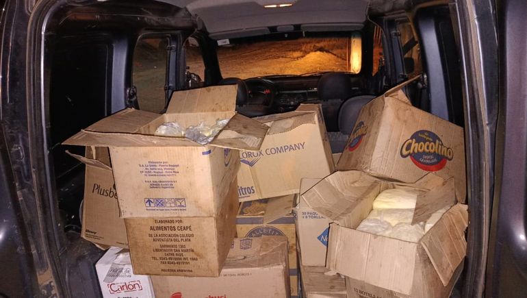 Viajaba a Neuquén con 200 bolsas de grasa vacuna: le decomisaron todo