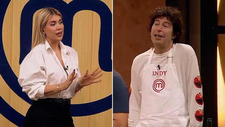 MasterChef Celebrity: El apodo de Andy Chango a Wanda Nara que la enloqueció