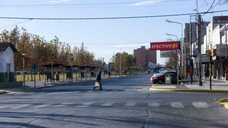 La ciudad lució vacía por la fuerza del paro de la CGT