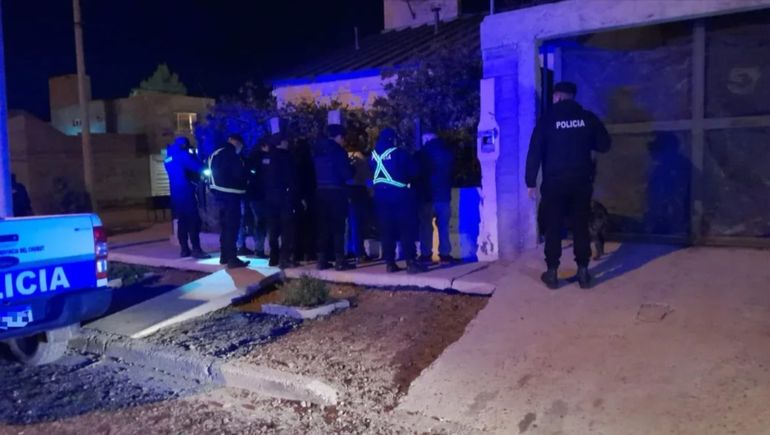 El operativo de la policía de Chubut en una casa de Comodoro Rivadavia