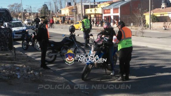 Megaoperativo para combatir a los motochorros en el oeste