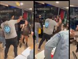 Videos: violenta pelea en un McDonalds tras una discusión por una máquina de autoservicio